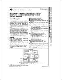 NS32FX200VF-25 datasheet: Series 32000/EP Microprocessor NS32FX200VF-25