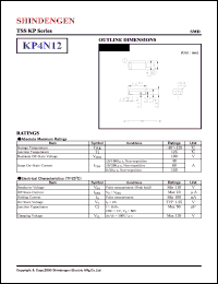 KP4N12 datasheet: Transient surge suppressors KP4N12