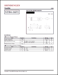 ST04-16F1 datasheet: Surge protector trankiller ST04-16F1
