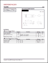 ST04-27F1 datasheet: Surge protector trankiller ST04-27F1