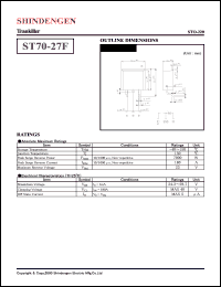 ST70-27F datasheet: Surge protector trankiller ST70-27F