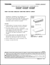 TC9162AN datasheet: High voltage alanog function swith array TC9162AN