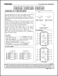 TC74VHC125FN datasheet: Quad bus buffer TC74VHC125FN