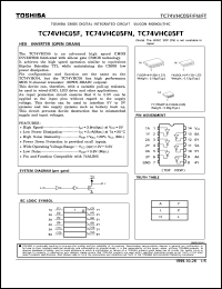 TC74VHC05FN datasheet: Hex inverter (open drane) TC74VHC05FN