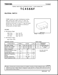 TC4S66F datasheet: Bilateral switch TC4S66F