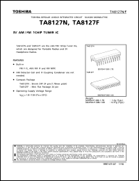 TA8127N datasheet: 3V AM/FM 1 chip tuner IC TA8127N