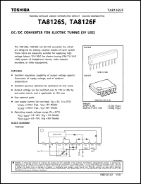 TA8126F datasheet: DC/DC converter for electric turning TA8126F