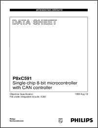 P87C591 datasheet: Single-chip 8-bit microcontroller with CAN controller P87C591