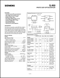 IL400 datasheet: Photo SRC optocoupler IL400