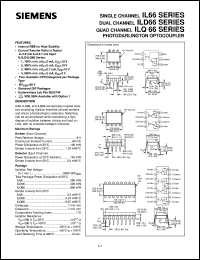 ILQ66 datasheet: 4-channel photodarlington optocoupler ILQ66