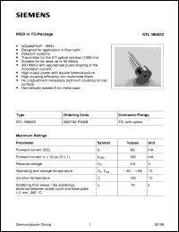 STL39002Z datasheet: IRED in TO-package STL39002Z