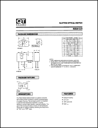 H22A3 datasheet: Phototransistor Optical Interrupter Switche without Tabs/Gap Width=3.15 mm H22A3