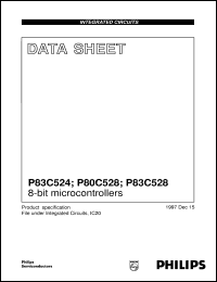 P80C528EFA/02 datasheet: 8-bit microcontrollers P80C528EFA/02