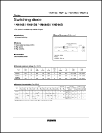 1N4448 datasheet: Switching diode 1N4448