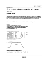 BA44W12SAT datasheet: Dual output voltage regulator with power saving BA44W12SAT