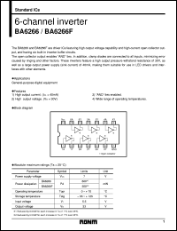 BA6266 datasheet: 6-channel inverter BA6266