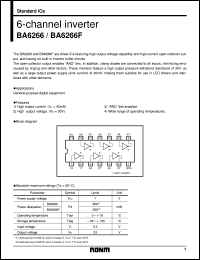 BA6266F datasheet: 6-channel inverter BA6266F