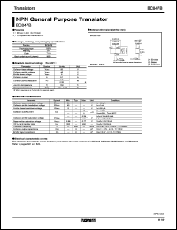 BC847B datasheet: NPN general purpose transistor BC847B