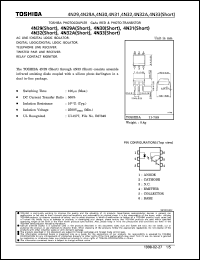 4N31 datasheet: Photocoupler GaAs IRED & photo-transistor telephone/twisted pair line receiver, digital logic isolator, relay contact monitor 4N31