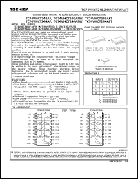 TC74VHCT240AF datasheet: Octal bus buffer inverted, 3 state outputs TC74VHCT240AF