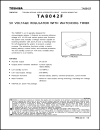 TA8042F datasheet: 5V voltage regulator with watchdog timer TA8042F