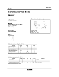 RB450F datasheet: Schottky barrier diode RB450F