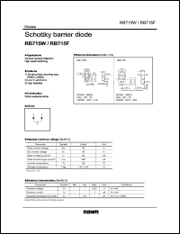 RB715W datasheet: Schottky barrier diode RB715W