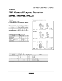 MMSTA56 datasheet: PNP general purpose transistor MMSTA56