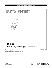 BF588 datasheet: PNP high-voltage transistor BF588