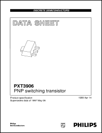 PXT3906 datasheet: PNP switching transistor PXT3906