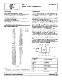 IDT7MP4120S20M datasheet: 1M x 32 CMOS static RAM module IDT7MP4120S20M