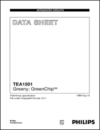 TEA1501/N1 datasheet: Greeny; GreenChip TEA1501/N1