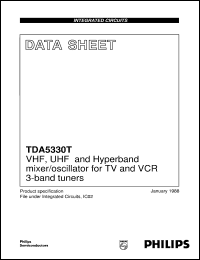 TDA5330T/C5 datasheet: VHF, UHF and Hyperband mixer/oscillator for TV and VCR 3-band tuners TDA5330T/C5