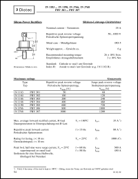 1N1183 RBY301 datasheet: Silicon power rectifier 1N1183 RBY301