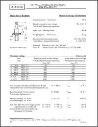 1N1199A datasheet: Silicon power rectifier 1N1199A