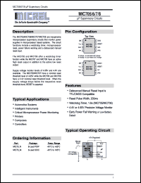 MIC707N datasheet: µP Supervisory Circuits MIC707N