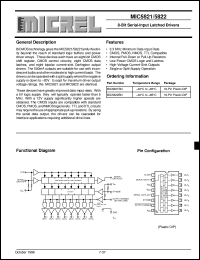 MIC5822BN datasheet: 8-Bit Serial-Input Latched Drivers MIC5822BN