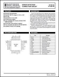 SY10E193 datasheet: ERROR DETECTION/CORRECTION CIRCUIT SY10E193