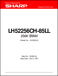 LH52256CH-85LL datasheet: 256K SRAM LH52256CH-85LL