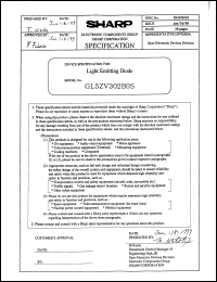 GL5ZV302BOS datasheet: Lihgt emitting diode GL5ZV302BOS