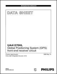 UAA1570HL datasheet: Global Positioning System (GPS) front-end receiver circuit UAA1570HL