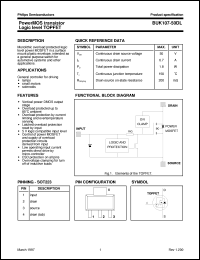 BUK107-50DL datasheet: PowerMOS transistor Logic level TOPFET BUK107-50DL