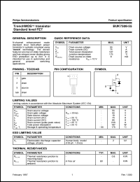 BUK7508-55 datasheet: TrenchMOS transistor Standard level FET BUK7508-55