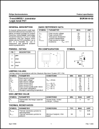 BUK9618-55 datasheet: TrenchMOS transistor Logic level FET BUK9618-55