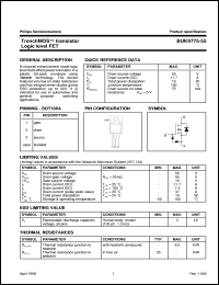 BUK9775-55 datasheet: TrenchMOS transistor Logic level FET BUK9775-55