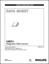 KMZ51 datasheet: Magnetic field sensor KMZ51