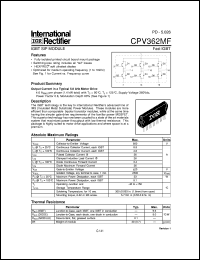 CPV362MF datasheet: IGBT SIP module CPV362MF