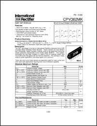 CPV362MK datasheet: IGBT SIP module CPV362MK