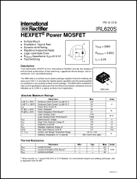 IRL620S datasheet: HEXFET power mosfet IRL620S