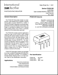 PVI5013R datasheet: Photovoltaic isolator PVI5013R